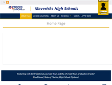 Tablet Screenshot of maverickshigh.com